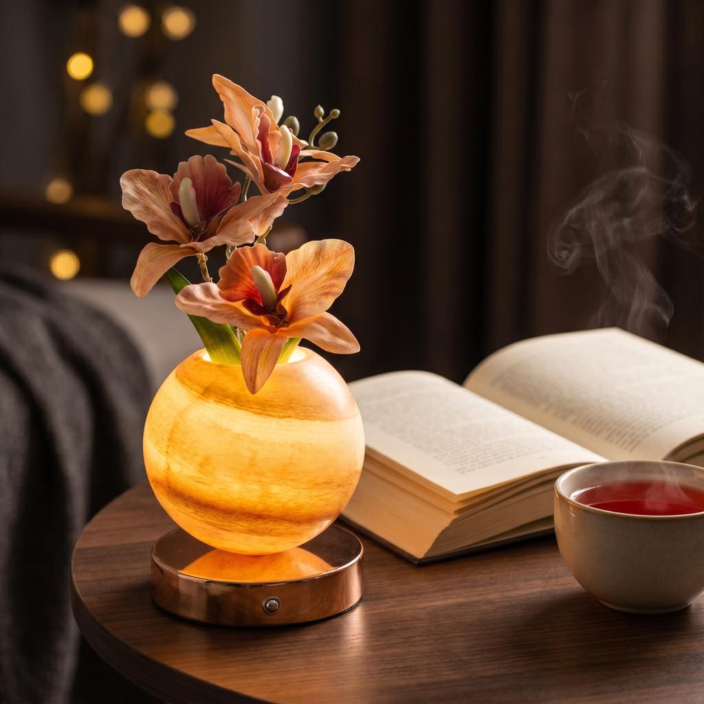 Artificial Phalaenopsis Planet for Home Decor