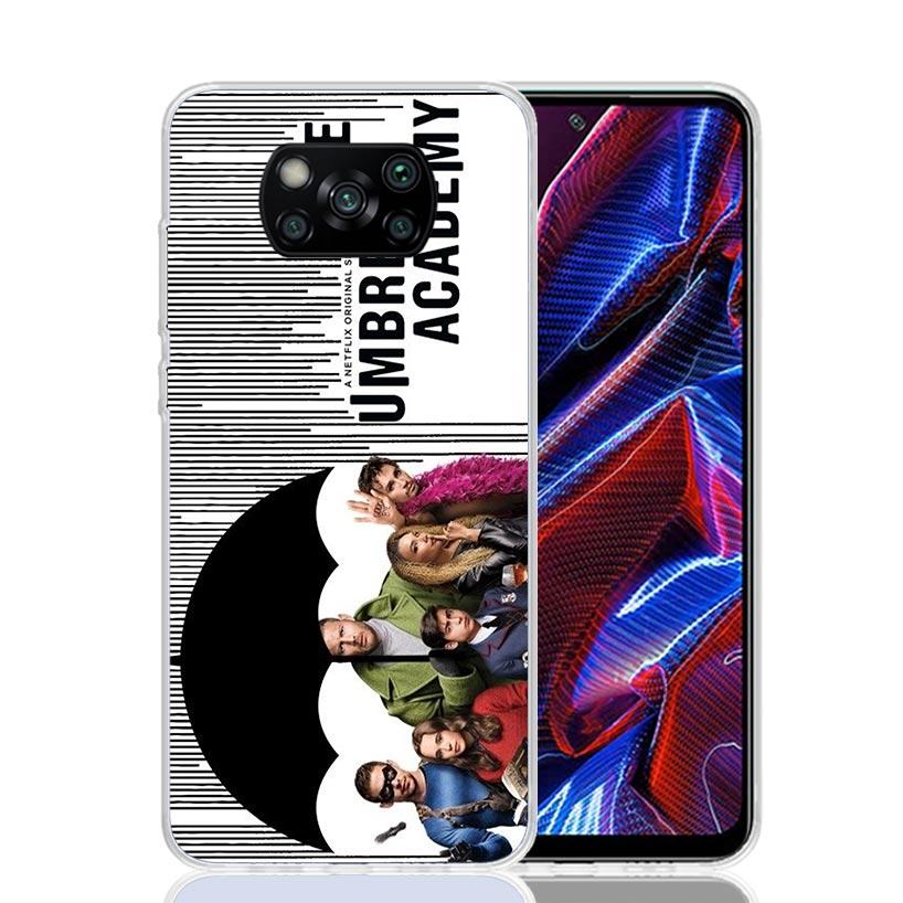 

The Umbrella Academy Case Phone Cover for Xiaomi Poco X3 Nfc X5 X6 X7 X4 Gt F7 Ultra F6 F5 Pro F4 F3 M5S M5 M4 M3 5G Trend Funda Xiaomi Poco X6