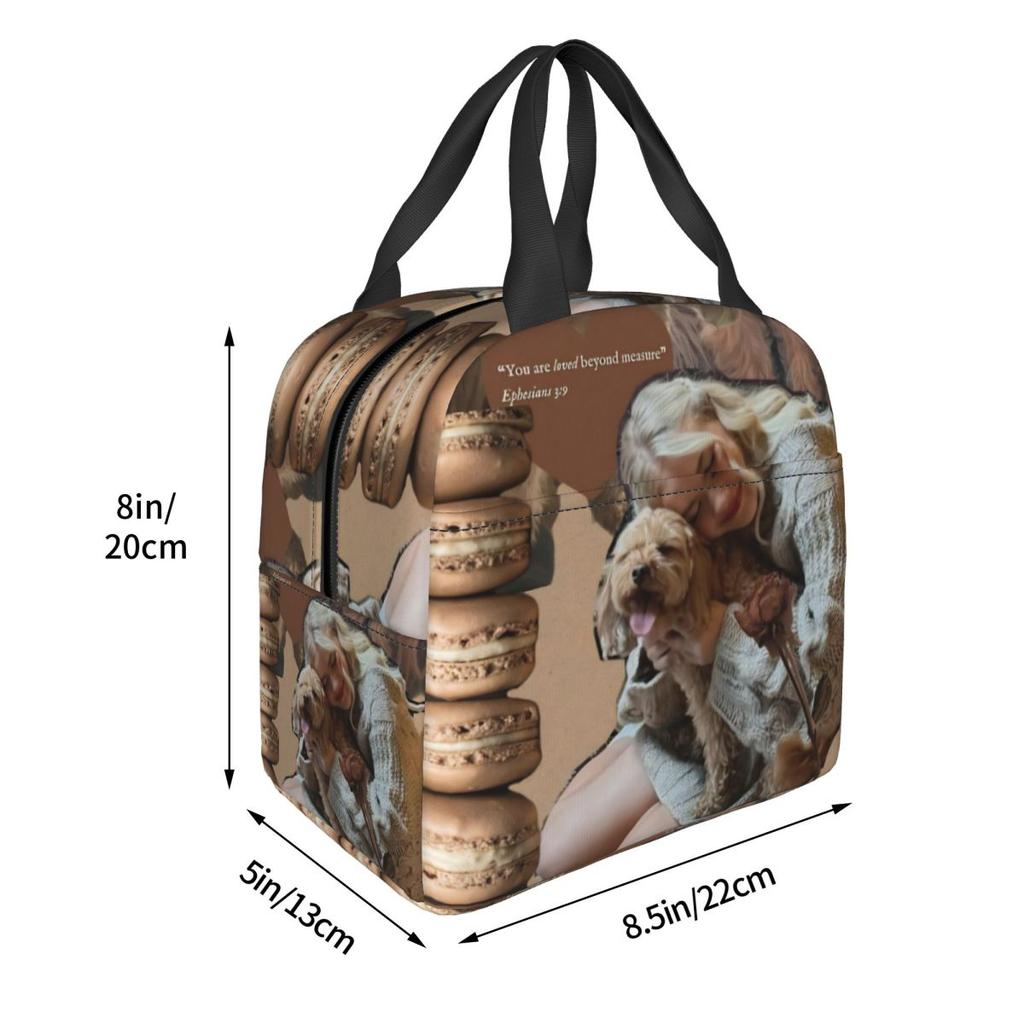 Freya Skye Singer Tour 2026 Insulated Lunch Bag Food Container Reusable Cooler Thermal Lunch Boxes For Work