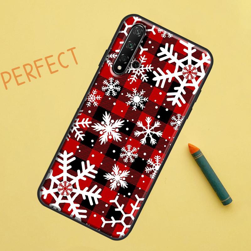 

Snow Snowflake Winter For Huawei Nova 8i 12i 11i 12s Y73 Y72 Y61 Y91 Y90 Y70 Y60 9 10 SE P30 P40 Lite P60 Pro Case Huawei Nova 7i