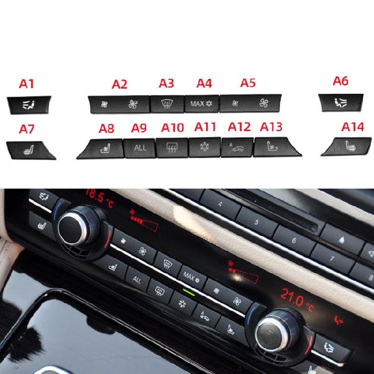 Air Conditioning Heat Control Switch Button Knobs For F10 F01 F12 F06 F07 GT F13
