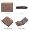 Baellerry Men Fashion Short Wallets Classic Vintage Design Card Holder for Man Male Purse Wallet Casual Business Money Clips