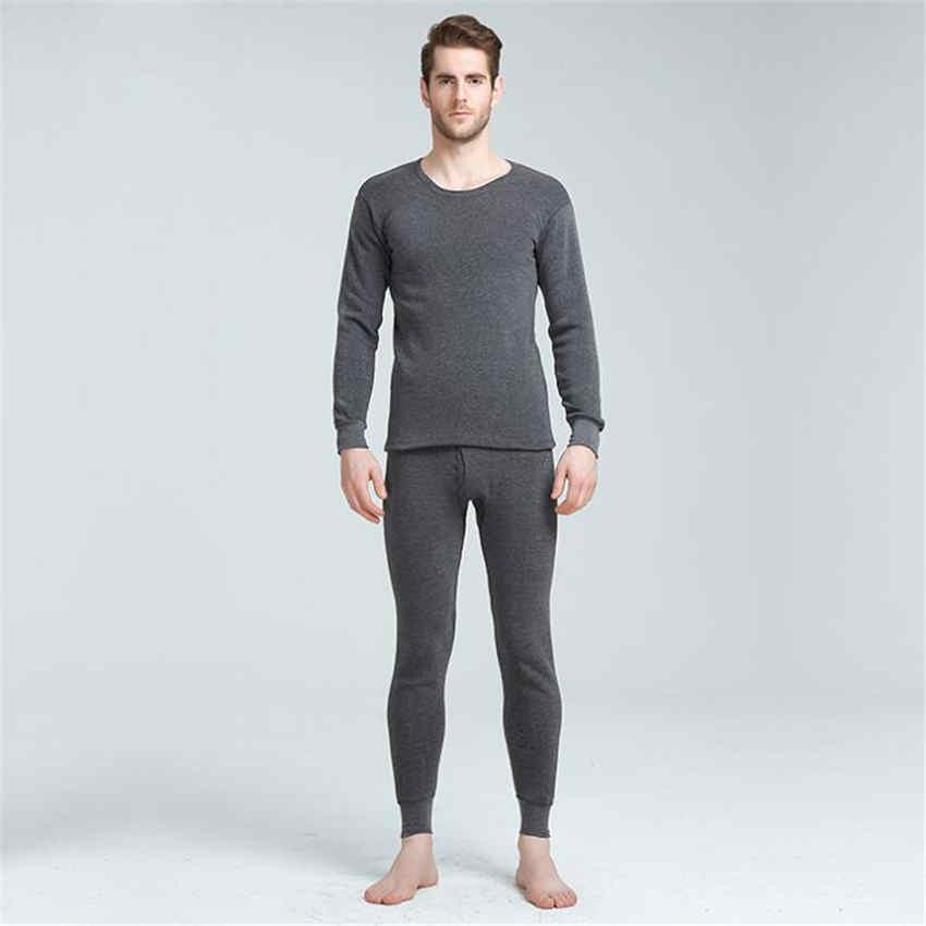 Men Thermal Underwear Sets Warm Autumn Winter Long Thermo Underwear Set Thermal Clothing Suit