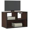 VidaXL TV Cabinet Brown Oak 60x31x39.5 Cm Engineered Wood and Metal 848918