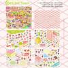 Cartoon Landscape Making Sticker Plus Size Decorative Game Stickers  For Kids Adults
