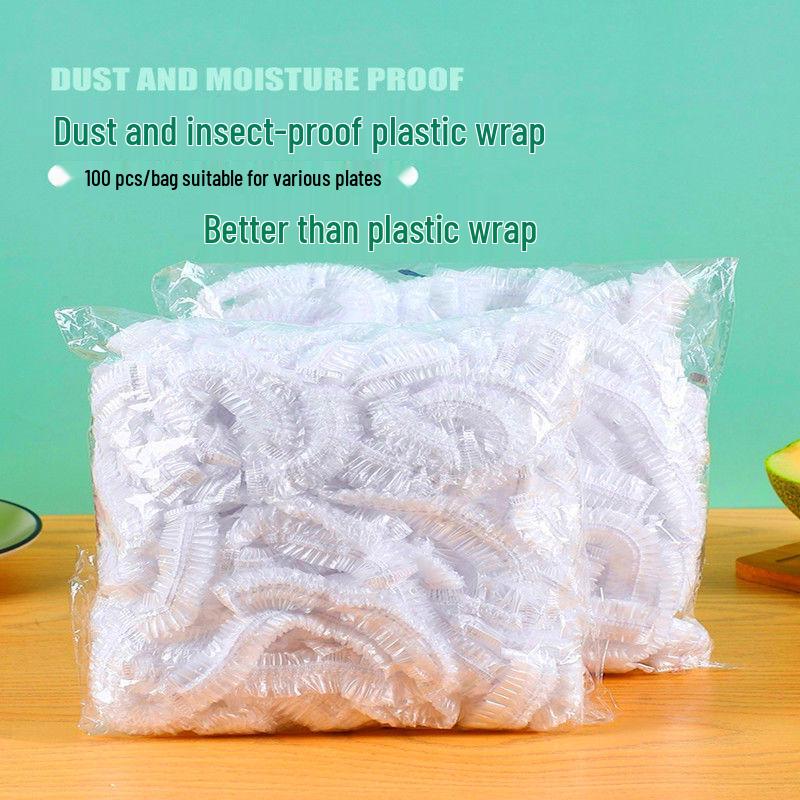 Elastic Disposable Bowl & Plate Cover – Fresh-Keeping, Dustproof, Chilling Sleeve for Fridge