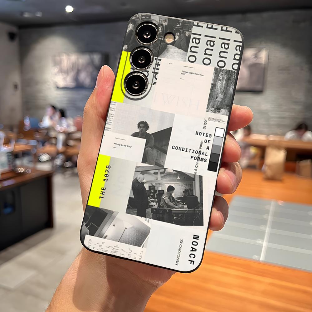 

Чехол для телефона Band Rock The 1975 для S23 Samsung S24 Ultra S22 S20 Fe S21 Plus Galaxy A54 A34 A24 A53 M54 Note 20 Задняя крышка samsung s20fe