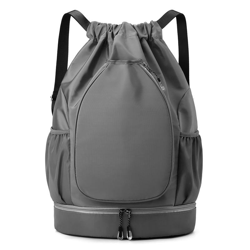 Men and Women Backpack Tennis Bag Portable Oxford Cloth Backpack Lightweight Commuting Badminton Bag Tie Pocket Sports Bag
