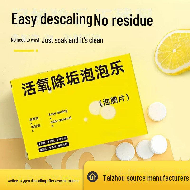 Tabletki musujące do czyszczenia o jakości spożywczej do ekspresów do kawy, prania i butów