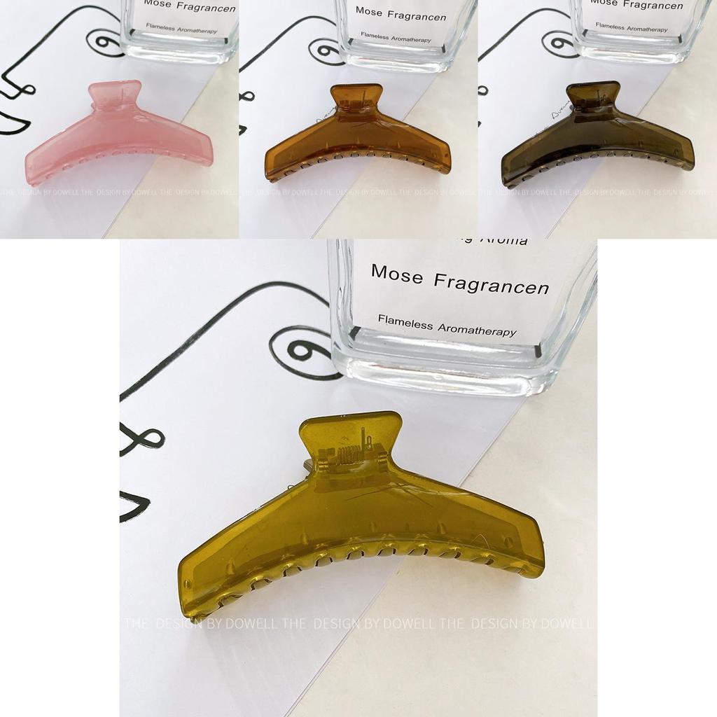 Size Chic Large Jelly Texture Shark Hair Clutch For Women Perfect For Hair Thick