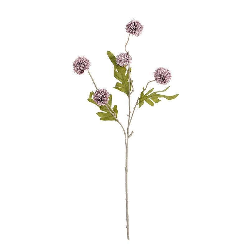 Simulation Onion Ball Dandelion Fake Flower Decoration Shooting Floral Simulation Flower Table Tennis Chrysanthemum Wedding