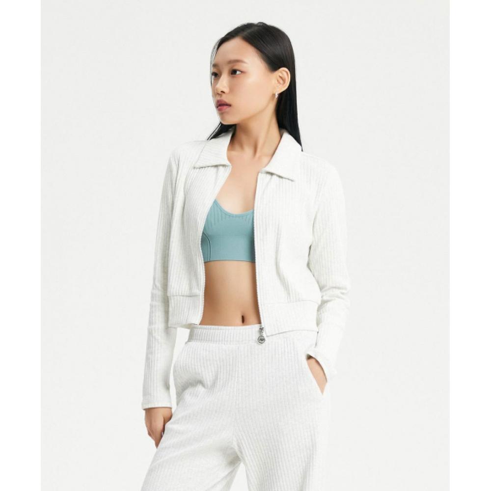 

New Balance Nbmdd4w832 Женский ребристый воротник с двухсторонней молнией Светло-серый (AC)MELANGE GRAY/S(085)