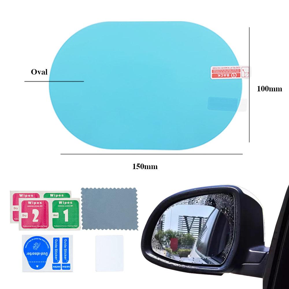 

2Pcs Car Rainproof Film Sticker Car Rearview Mirror Rain Film Clear For Protective Waterproof Sticker Safety Car Accessories