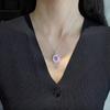 Luxury Women Jewelry Set Fashion Pigeon Blood Ruby Necklace High Carbon Diamond Ring Red Corundum Earrings Gift