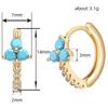 Geometric Ear Buckle, Light Luxury Slightly Inlaid Unique Design Earrings Bohemian Women'S Earrings