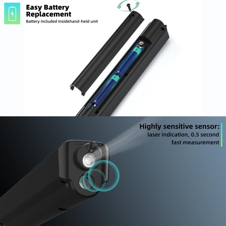 BSIDE X2 Three-Mode Smart Multimeter Electric Pen Infrared Thermometer with Flashlight Lighting