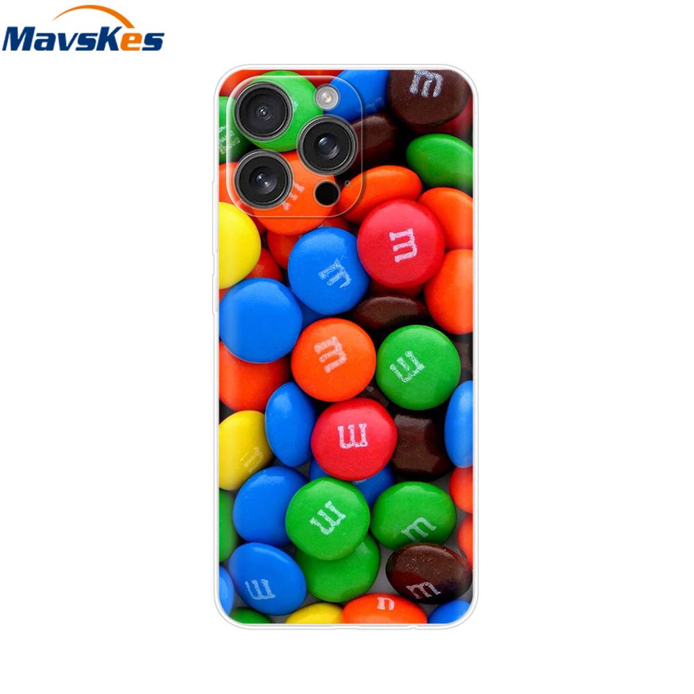 For iPhone 16 Pro Max Case Shockproof Silicone Bumper For Apple iPhone 16 Pro Max Plus Cover Soft TPU Phone Protector Shell Para