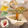 Triangle Kitchen Garbage Filter Detachable Food Residue Separator  Kitchen Accessories