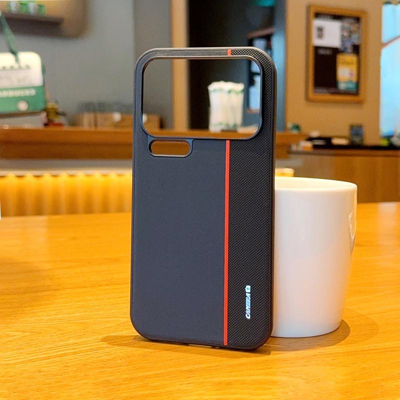 Vibrant Two-Tone Fashion Case with Metal Buttons for Xiaomi 17 Pro Max 15 Ultra 15S Pro Pu Leather Cover, Trendy & Protective