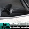 For Toyota Corolla Cross     2024 2025 car front door storage box TPE storage pad car storage modification parts