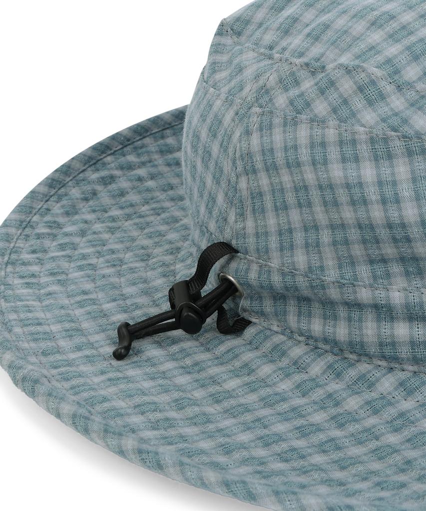 Sseonleobeutueo Check Pioneer Bucket Hat Blue