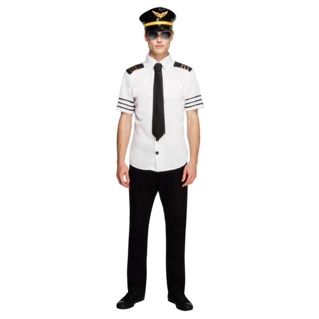Fever Mens Mile High Pilot Costume