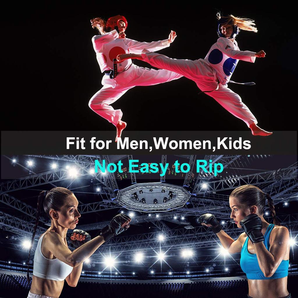 Rękawice MMA ZooBoo Półpalcowe Rękawice Bokserskie Rękawice MMA z Regulowanym Paskiem na Nadgarstek Rękawice UFC Sanda Sparring Worek Treningowy do Treningu Rozmiar Pasuje