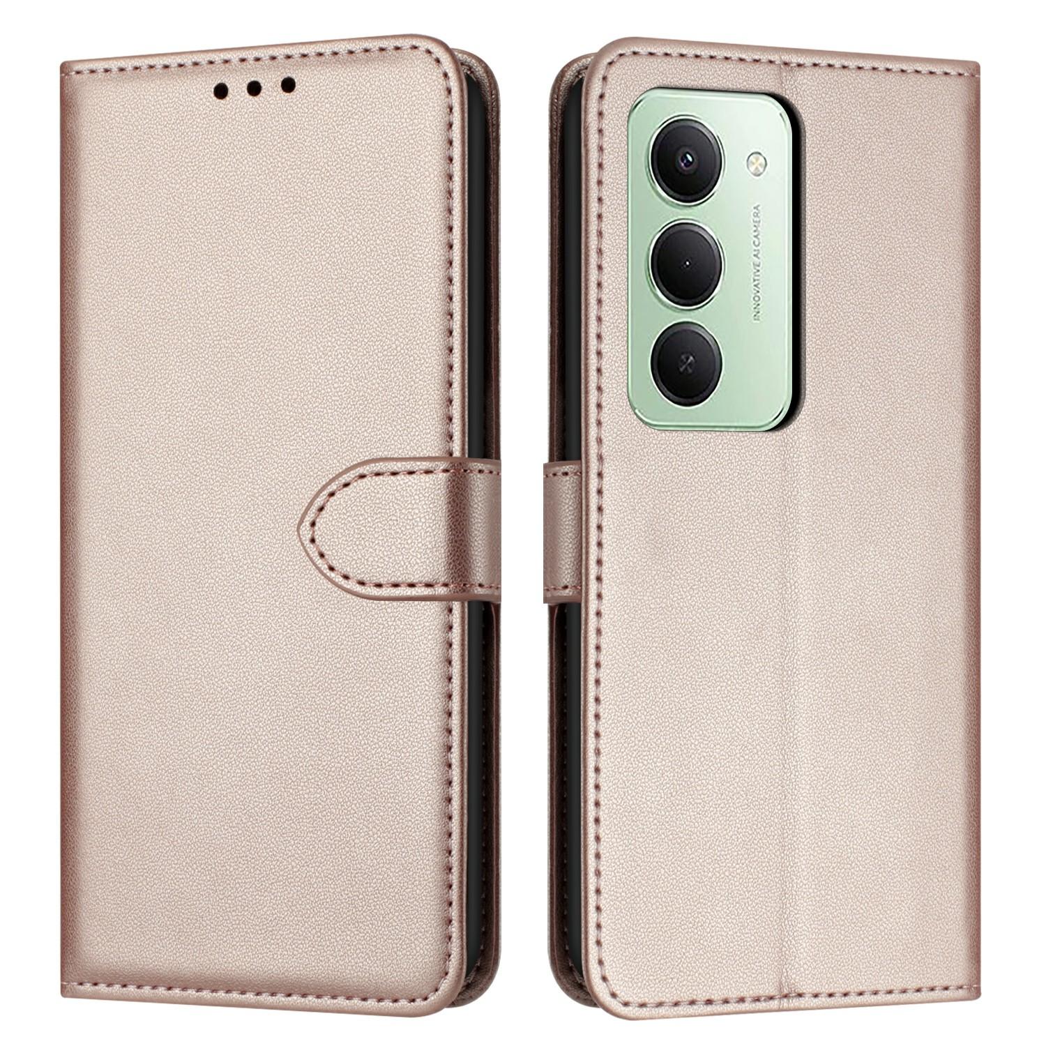 

Для Xiaomi Redmi 15 4G (Європа) (171мм) Чохол-підставка-гаманець Шкіряний чохол для телефону з ремінцем