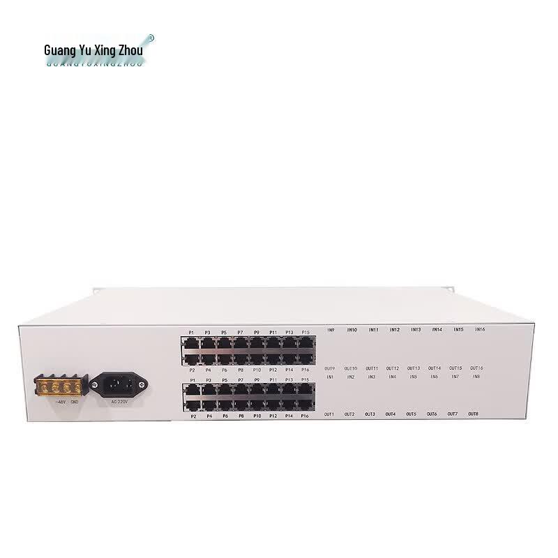 GY-128P4GE 128-Channel Telephone & Gigabit Ethernet Fiber Optic Multiplexer