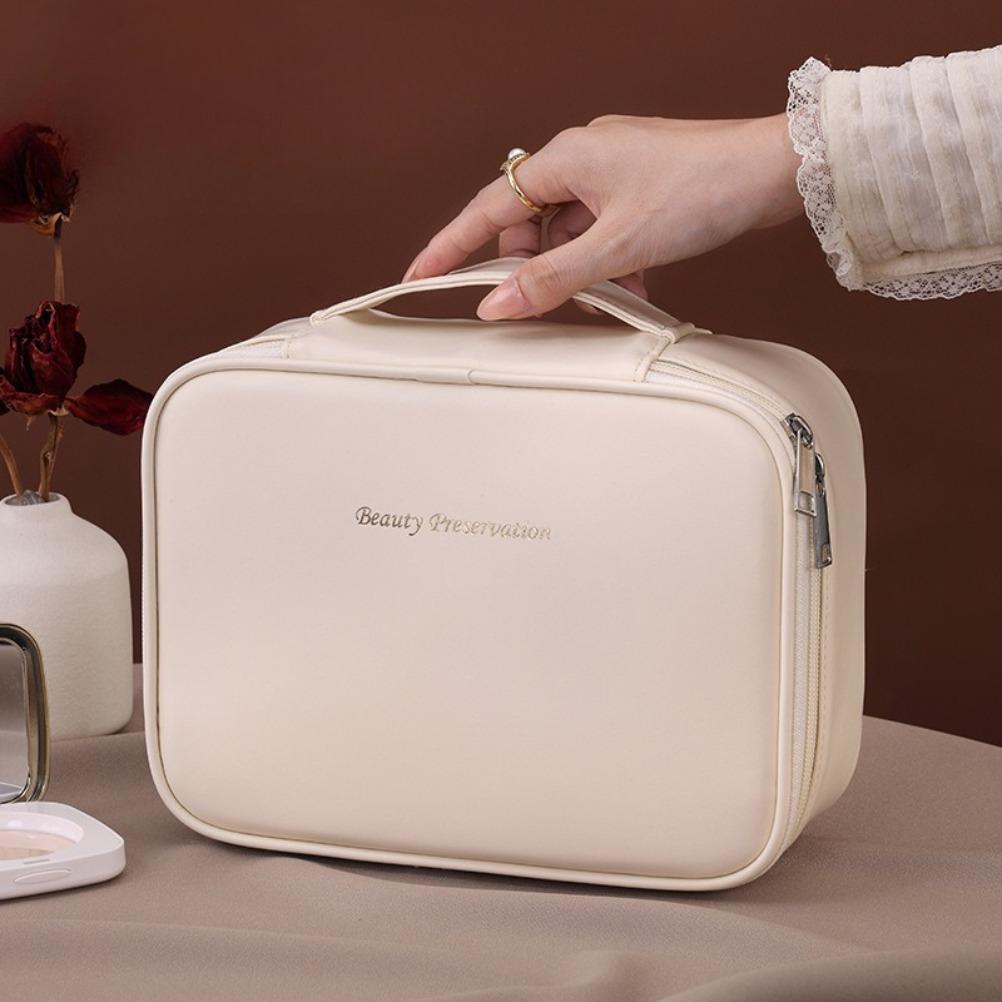 Multi Layer Large Capacity Makeup Bag Detachable Cosmetic Pouch Cosmetics Storage Bag Travel Essentials Can Store Brushes