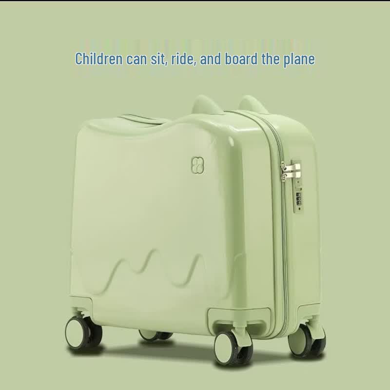 OKD Kids Ride-On 18-Inch Spinner Carry-On Suitcase 18-inch