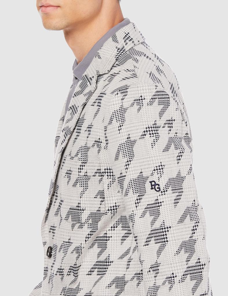 Jacket Glen Check Plover JQ Brushed Finish Base Plover 4 [Pearly Gates] Men's / 053-2223901 030_White [M]