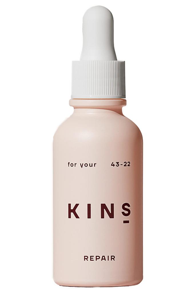 KINS Serum Repair Beauty Essence Bacteria Care Dry Care Prevention of Rough Skin Bakuchiol Pore Care Whitening Moisturizing Contains Vitamin C
