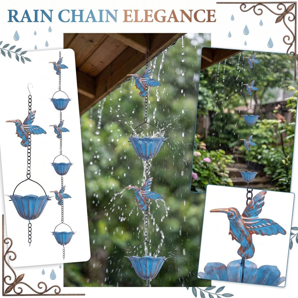 Rain Chain Eaves Drainage Chain Rainwater Chain