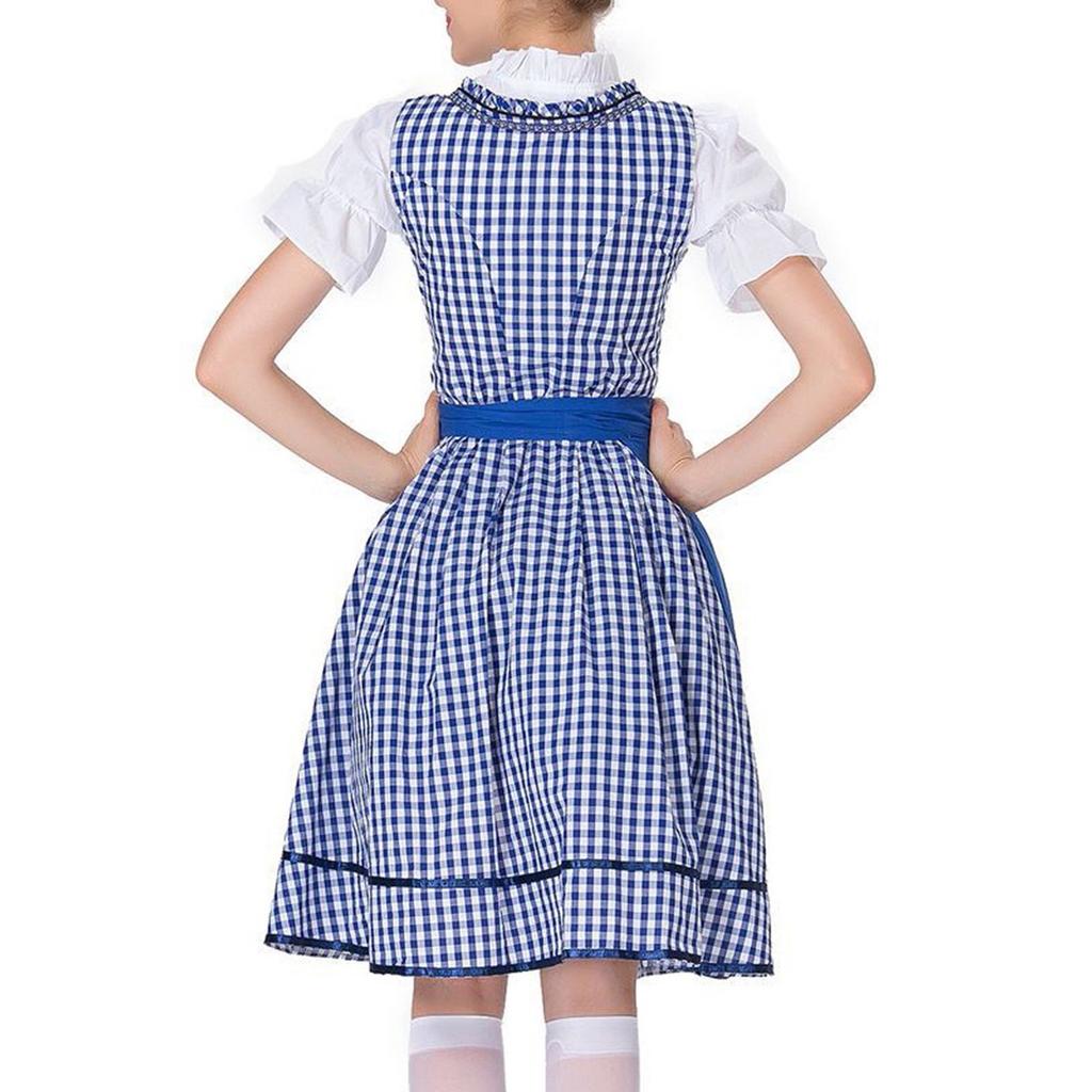 Damski Kostium na Festiwal Piwa w Stylu Folklorystycznym, Strój na Scenę, Zestaw Sukienek na Imprezę