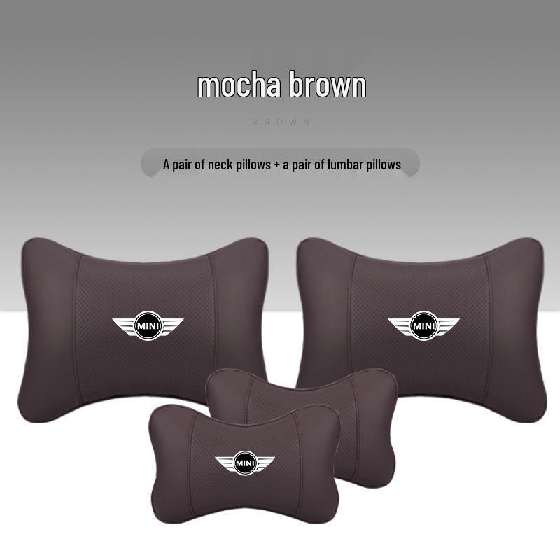 Supporto lombare e cuscino per poggiatesta BMW Mini per Cooper F54 F55 F56 F60 - Decorazione Interna