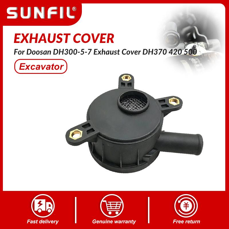 Exhaust Cover Excavator Parts For Doosan DH300-5-7 Exhaust Cover DH370 420 500