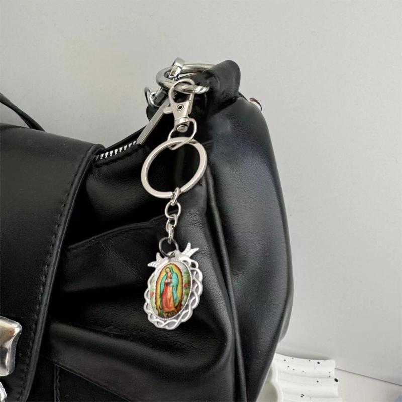 Our Lady of Guadalupe Keychains Elegant Key Rings Key Ornament Great for Weddings Communions and Church Functions