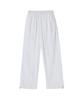 CRANK Frill Line Wrinkle Pants_White