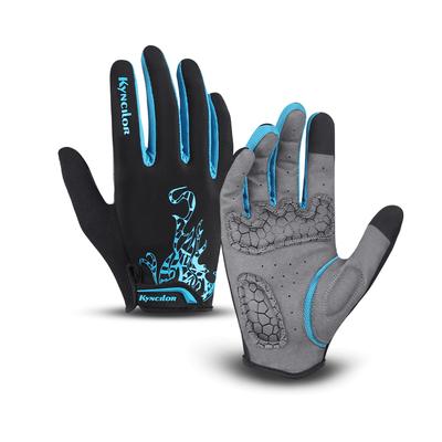 Outdoor-Fahrradhandschuhe, Vollfinger, stoßfeste Mikrofaser, verschleißfest, atmungsaktiv, schweißhemmend, Touchscreen-Motorradhandschuhe für Herren