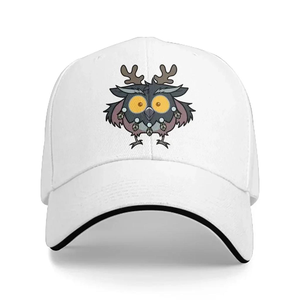 Pure Color Dad Hats Boom Casual Hat Sun Visor Caps Cute Owl Peaked Cap