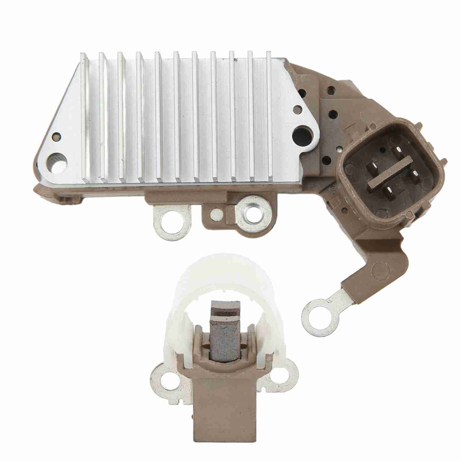 Alternator Voltage Regulator Brush Holder with Brush Aluminum Alloy 126000‑2470 8090‑4424 for Acura Accord