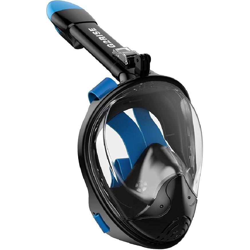 G2RISE Snorkeling Gear Adults, Full Face Snorkel Mask Swimming with Detachable Snorkeling Mount, Mascara De Buceo, Safe Breathing, Anti-Leak &