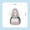 G05 Anime Beauty Poggiapolsi Mouse Pad in Silicone 3D - Confortevole, Morbido e Design Ispirato ai Cartoni Animati