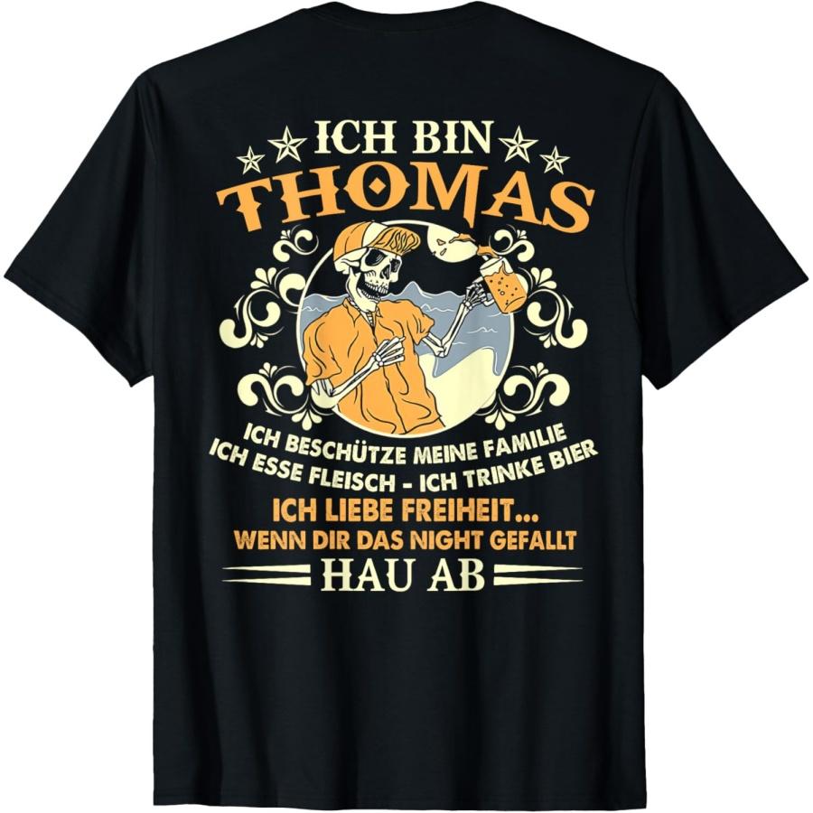 Ich bin thomas ich beschütze meine FAMILY ich esse fleisch T-Shirt S