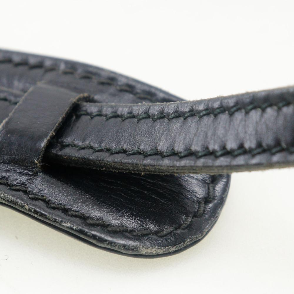 GUCCI Old Gucci Shoulder Bag Sherry line 2-way clutch black Calfskin Women Used