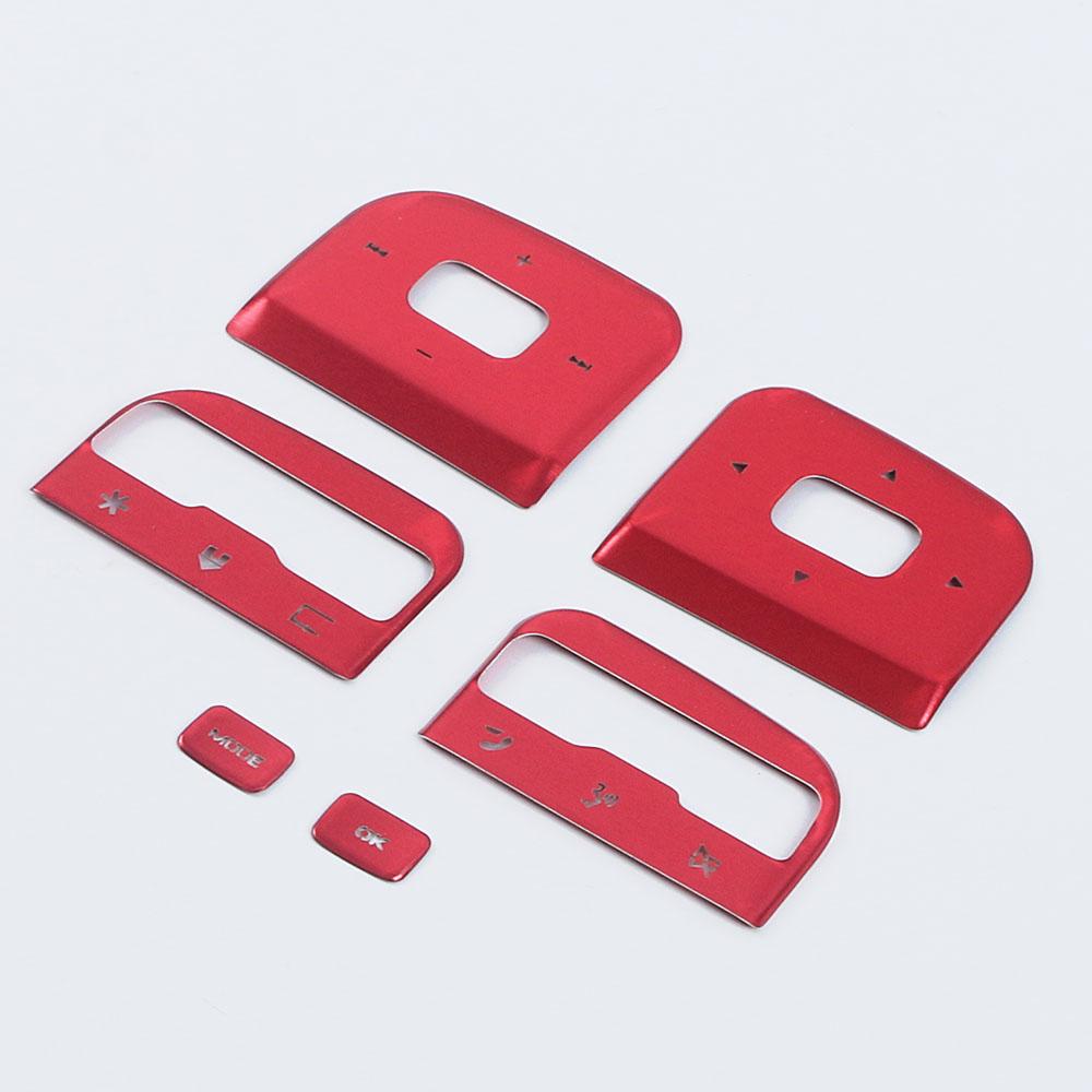 For GWM Tank 300 2024 2024 Steering Wheel Button Cover Trim Aluminum Alloy Switch Cap Sticker Anti Scratch Car Accessories