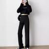 Ice Silk Women's Petite Wide-Leg Summer Drape Suit Pants 2026 - Thin, Narrow, Straight-Leg Casual