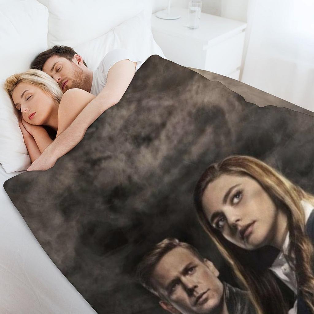 Legacies Film Noir Season 2 Throw Blanket Flannel Fabric Decorative Sofa Giant Sofa Hairys Blankets