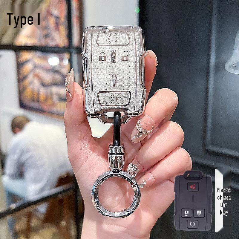 Chevrolet Suburban Saab GMC Imported Car Key Case Cover Keychain Bag